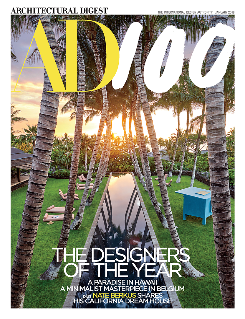 Architectural Digest feature, styling by Stephen Pappas Interiors