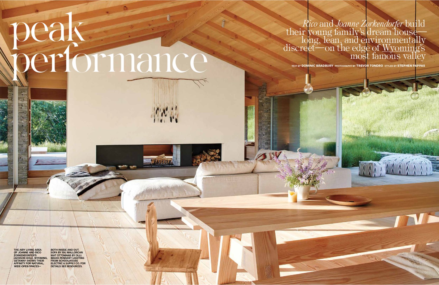 Architectural Digest feature, interior by Stephen Pappas Interiors