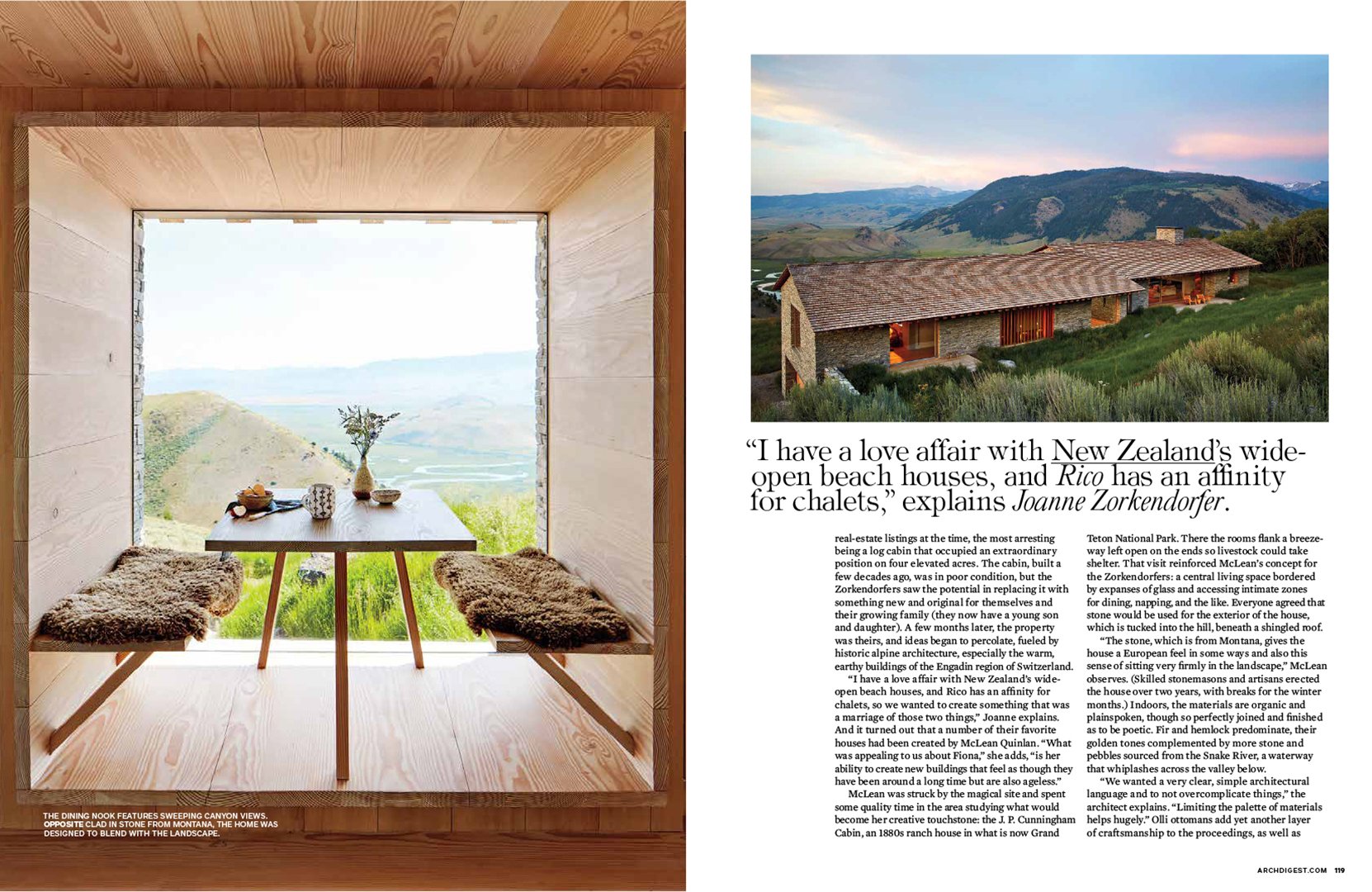Architectural Digest feature, interior by Stephen Pappas Interiors