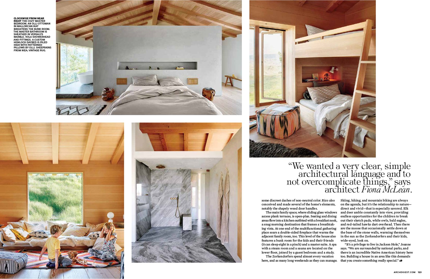 Architectural Digest feature, interior by Stephen Pappas Interiors