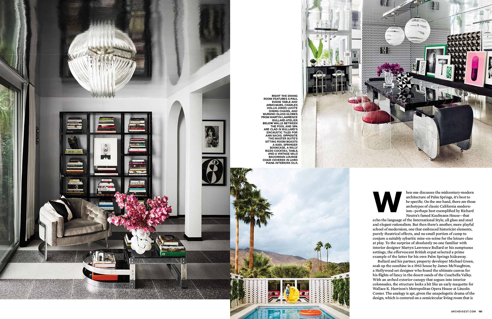 Architectural Digest feature, interior by Stephen Pappas Interiors