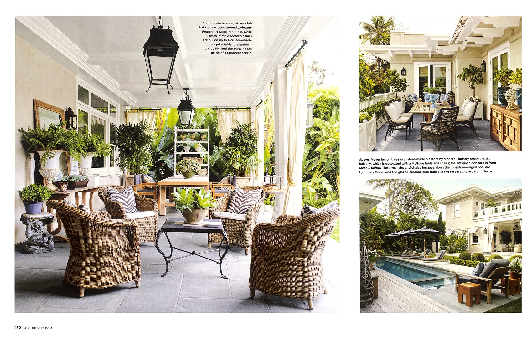 Architectural Digest feature, interior by Stephen Pappas Interiors