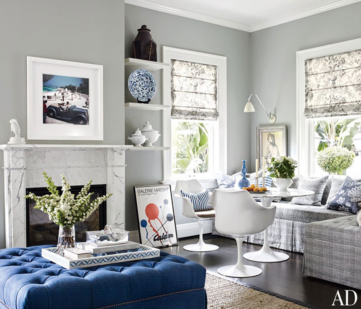Architectural Digest feature, interior by Stephen Pappas Interiors
