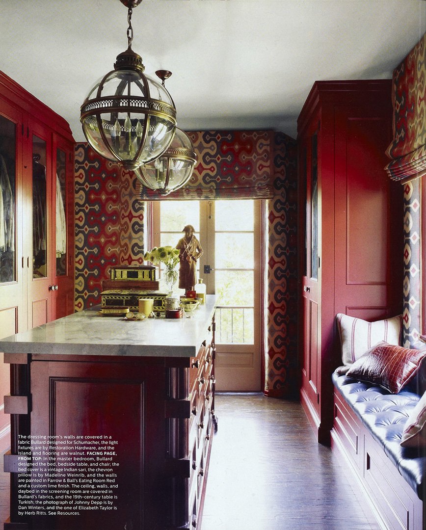 Elle Decor feature, interior by Stephen Pappas Interiors