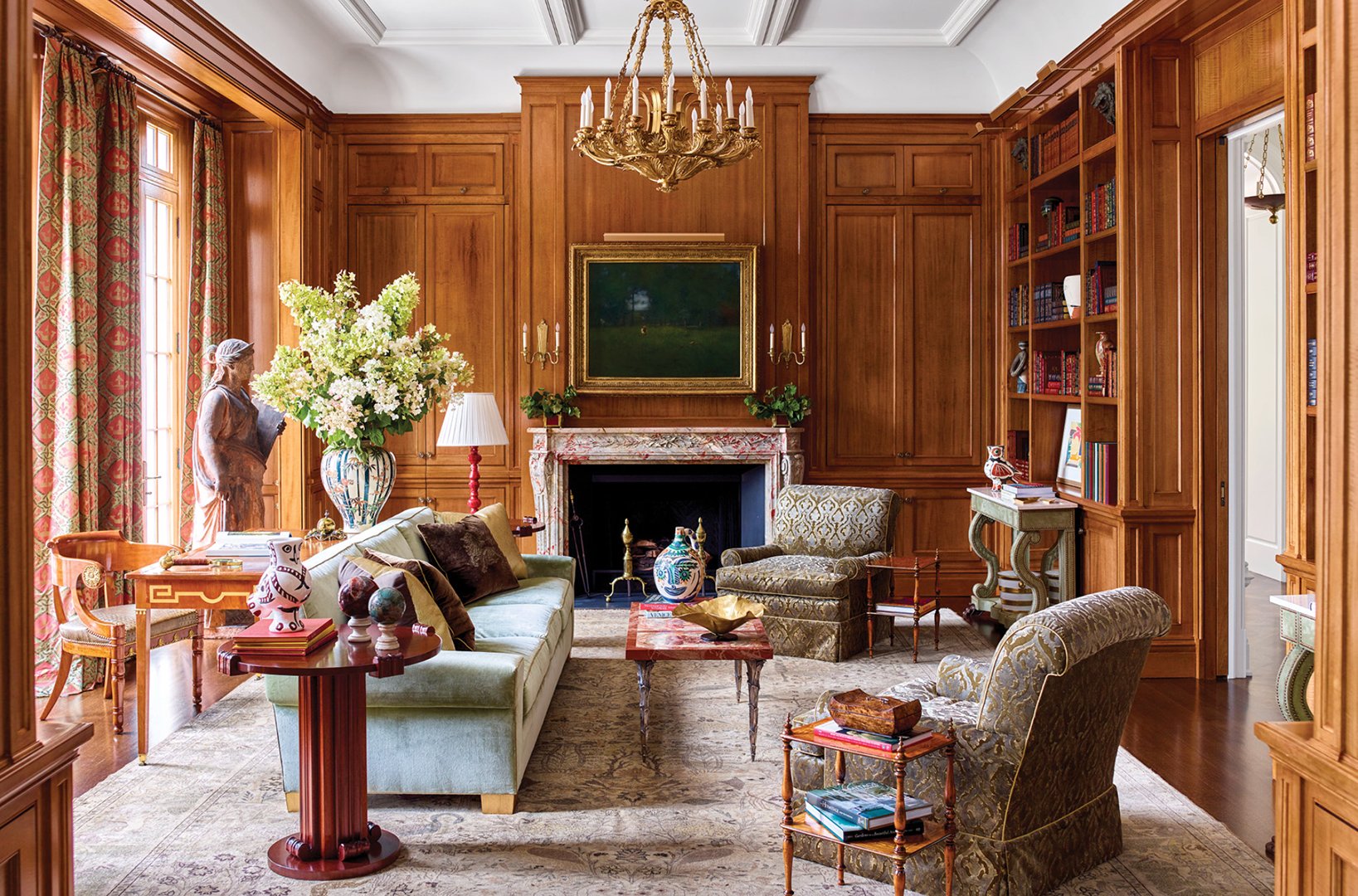 Elle Decor feature, interior by Stephen Pappas Interiors