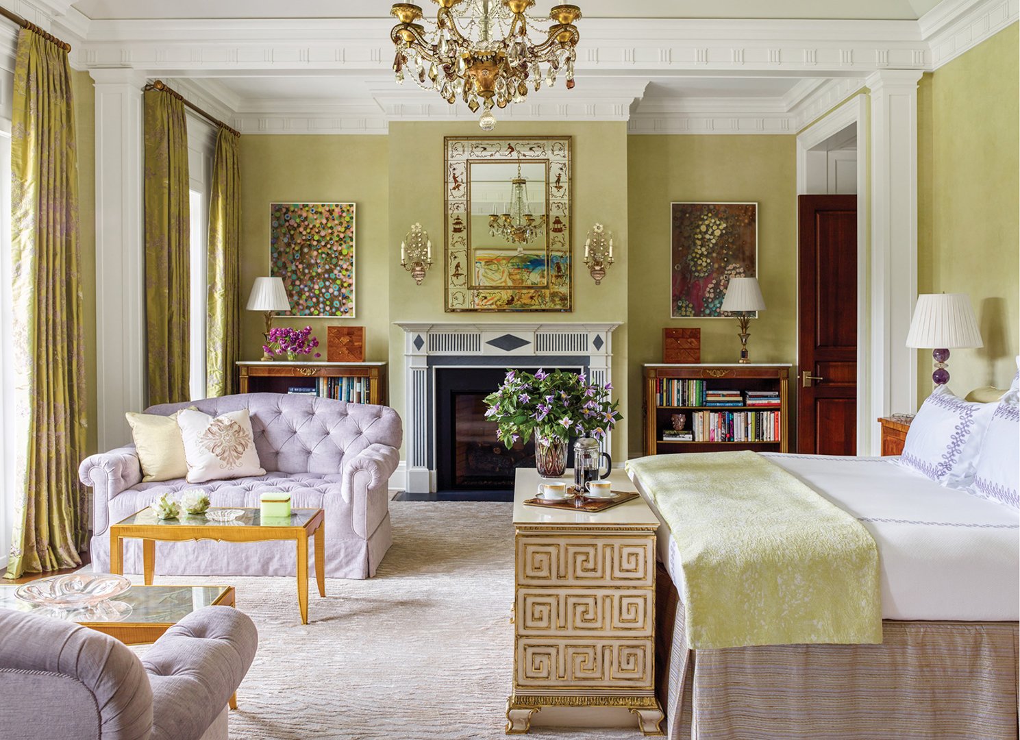 Elle Decor feature, interior by Stephen Pappas Interiors