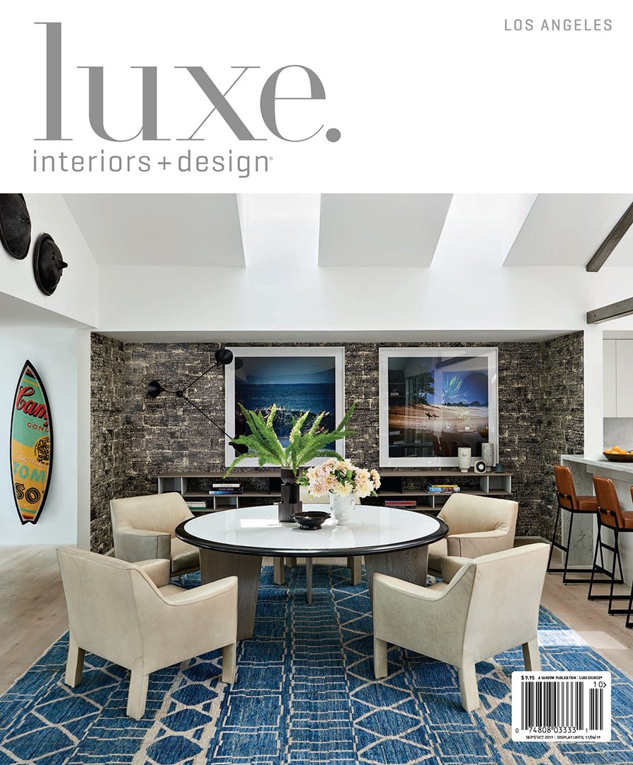 Luxe Interiors + Design feature, styling by Stephen Pappas Interiors