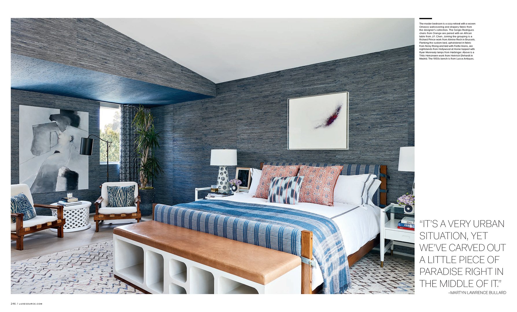 Luxe Interiors + Design feature, interior by Stephen Pappas Interiors