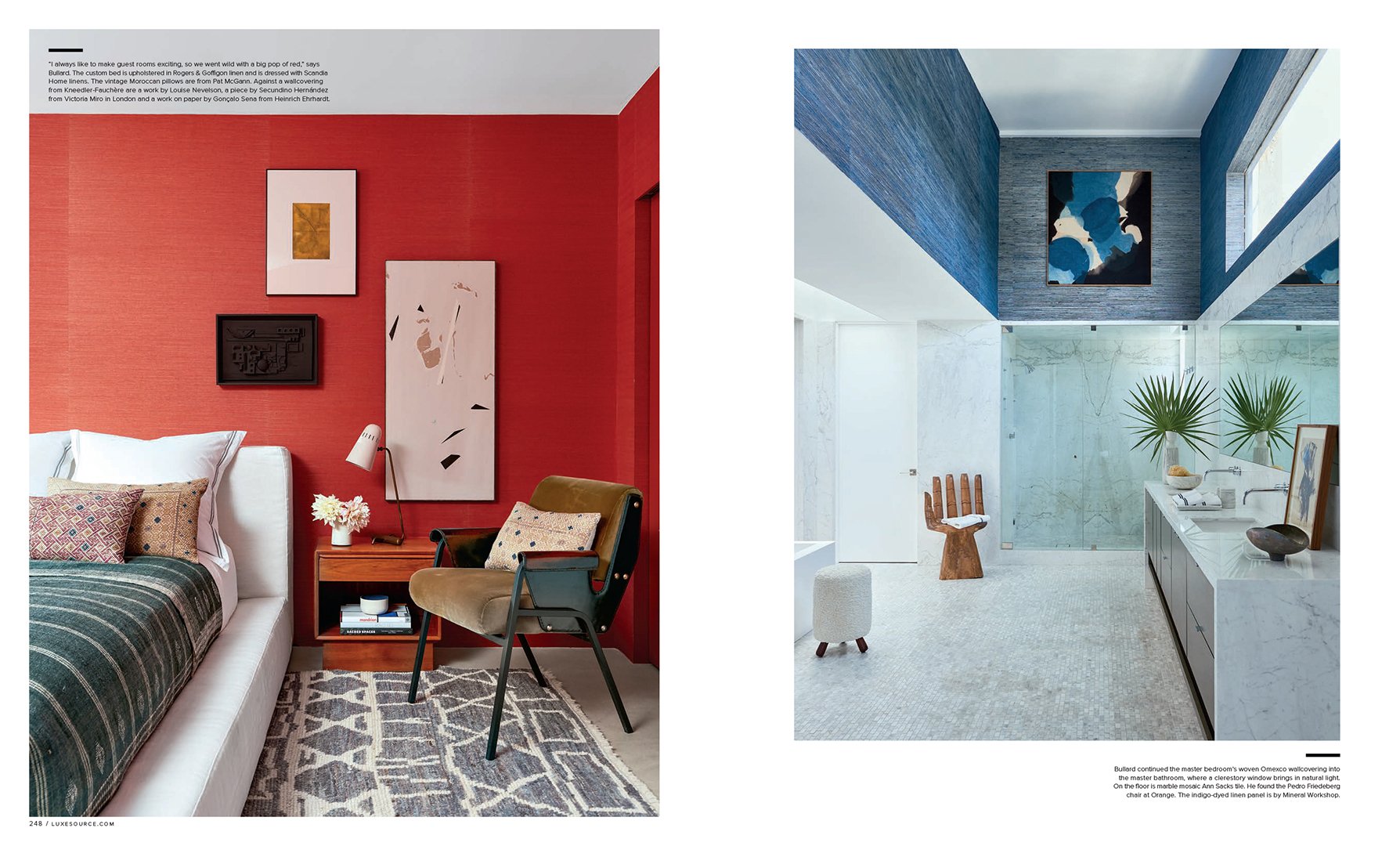 Luxe Interiors + Design feature, interior by Stephen Pappas Interiors