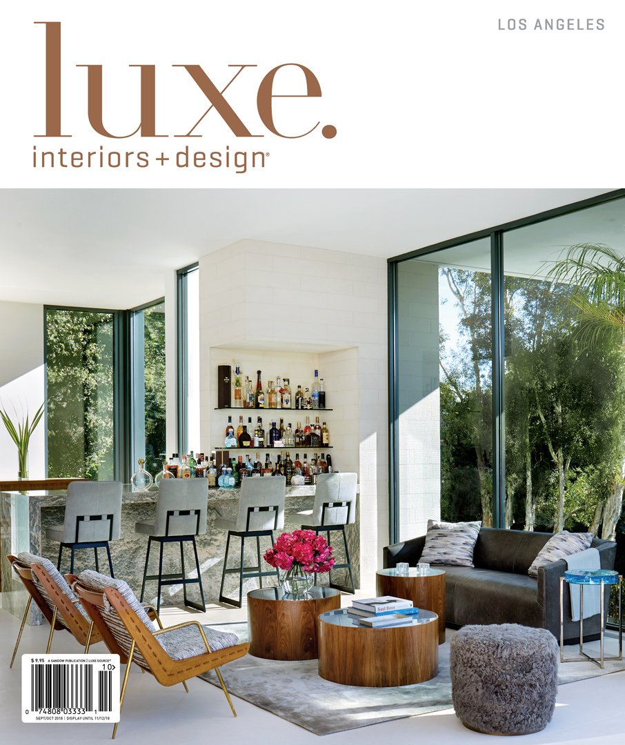 Luxe Interiors + Design feature, interior by Stephen Pappas Interiors
