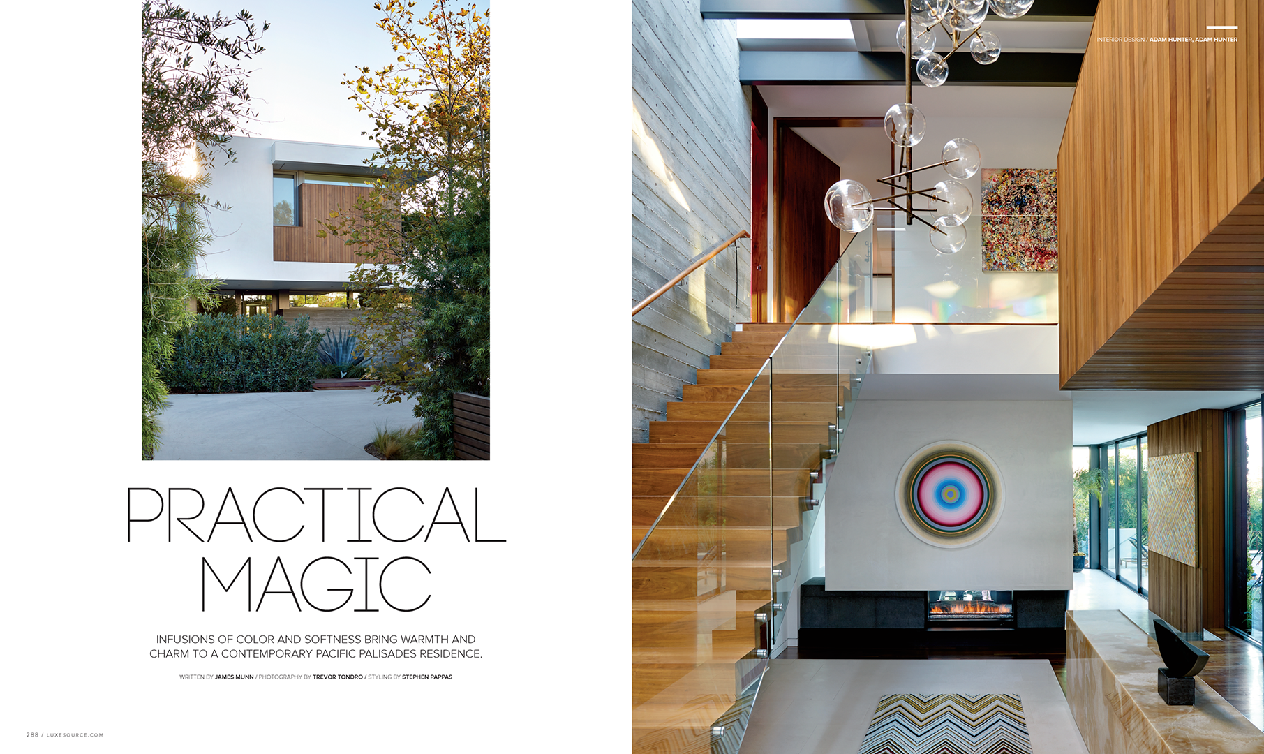 Luxe Interiors + Design feature, interior by Stephen Pappas Interiors
