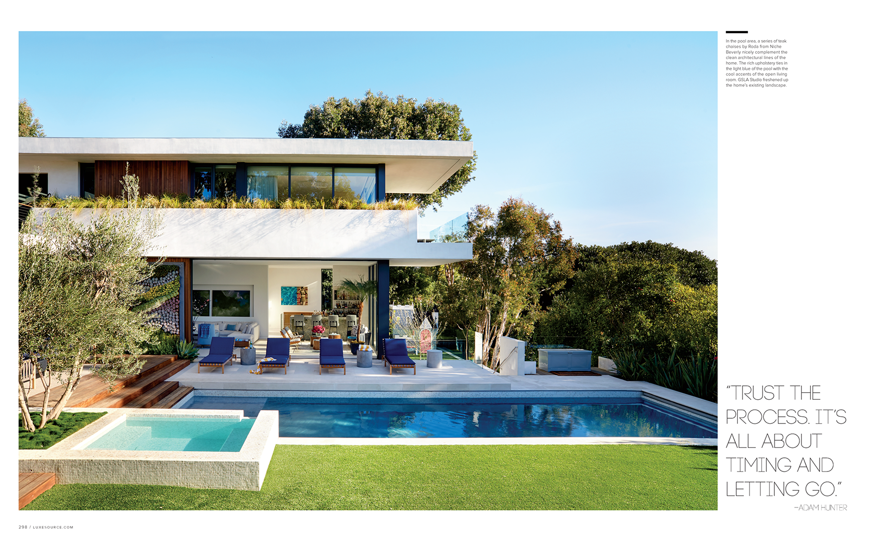 Luxe Interiors + Design feature, interior by Stephen Pappas Interiors