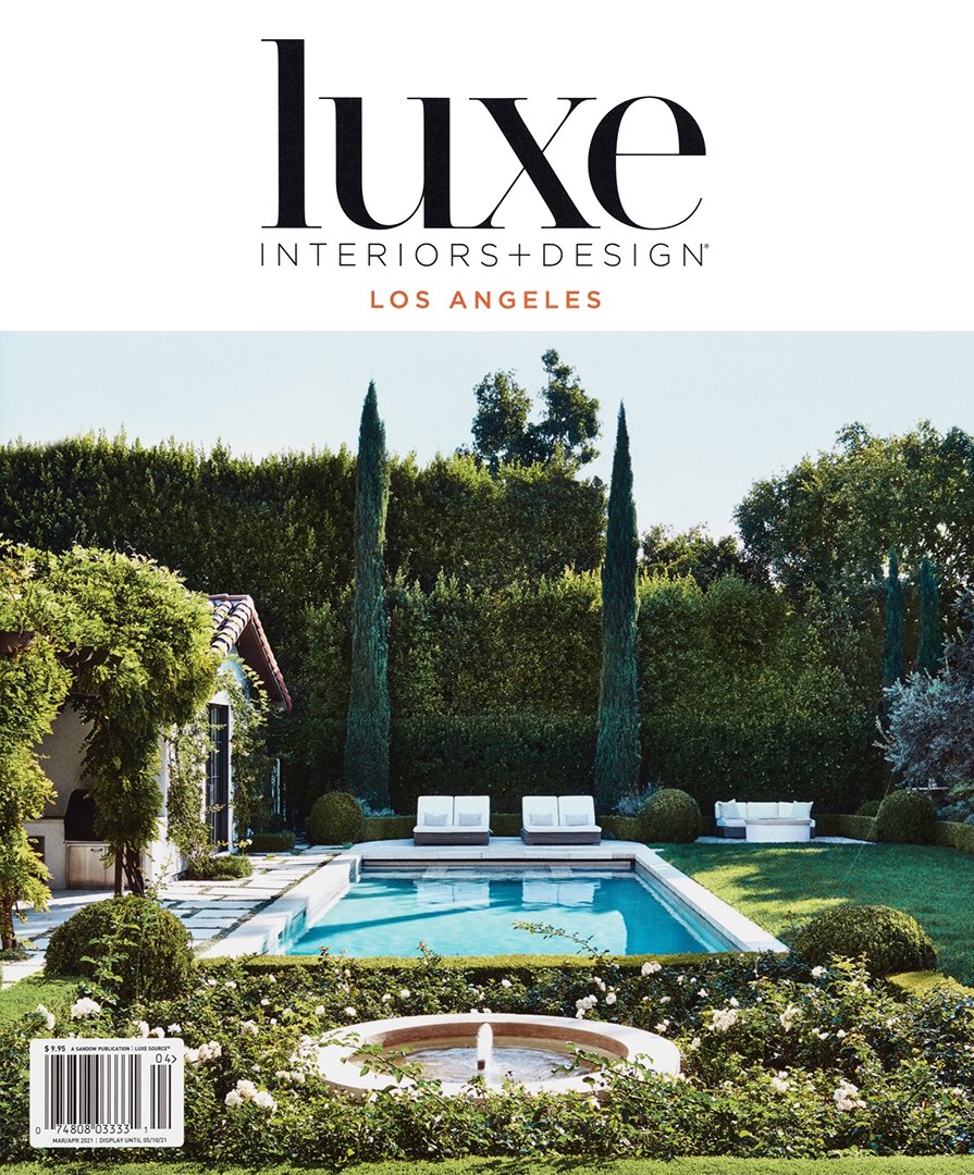 Luxe Interiors + Design feature, interior by Stephen Pappas Interiors