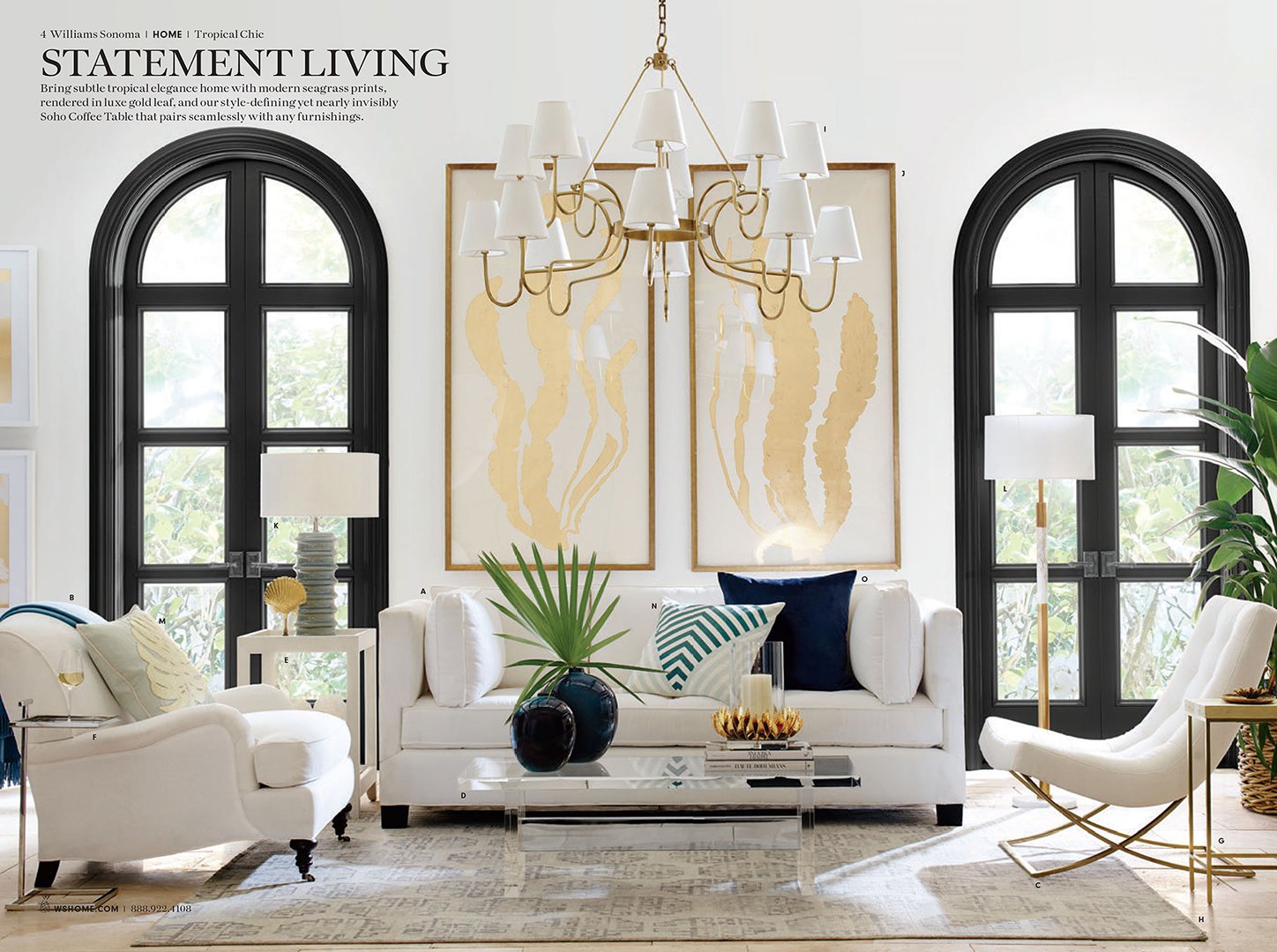 Williams Sonoma Home, interior by Stephen Pappas Interiors